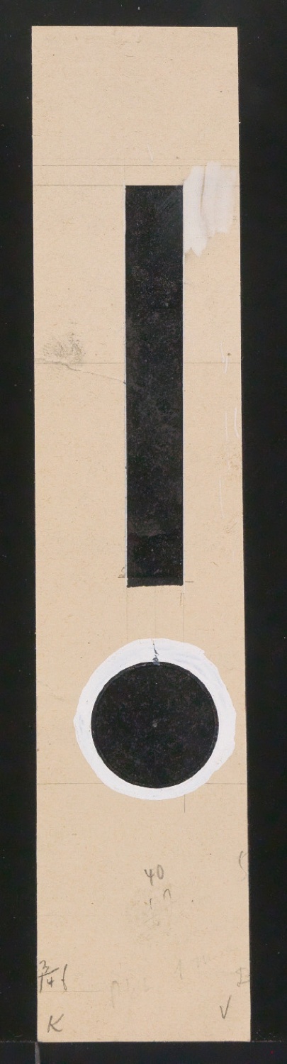 Entwurfszeichnungen Uhertype Dreiviertel Fette Grotesk — Blatt 187
