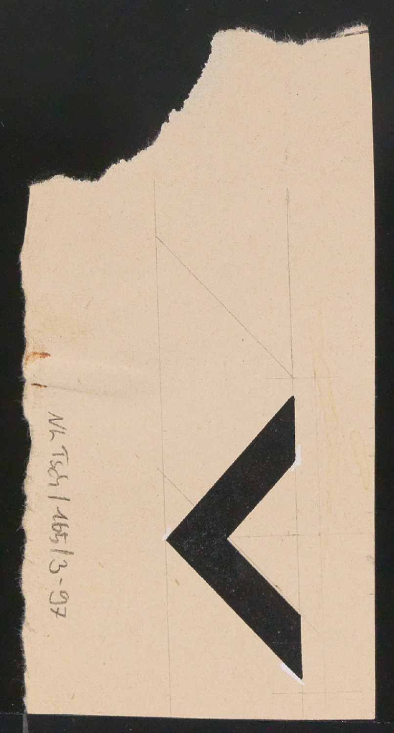 Entwurfszeichnungen Uhertype Dreiviertel Fette Grotesk — Blatt 197