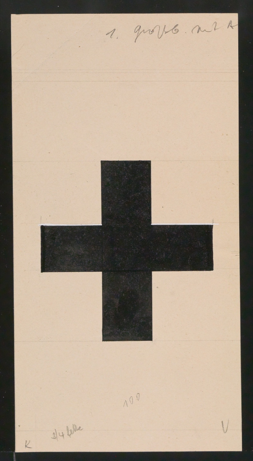 Entwurfszeichnungen Uhertype Dreiviertel Fette Grotesk — Blatt 207
