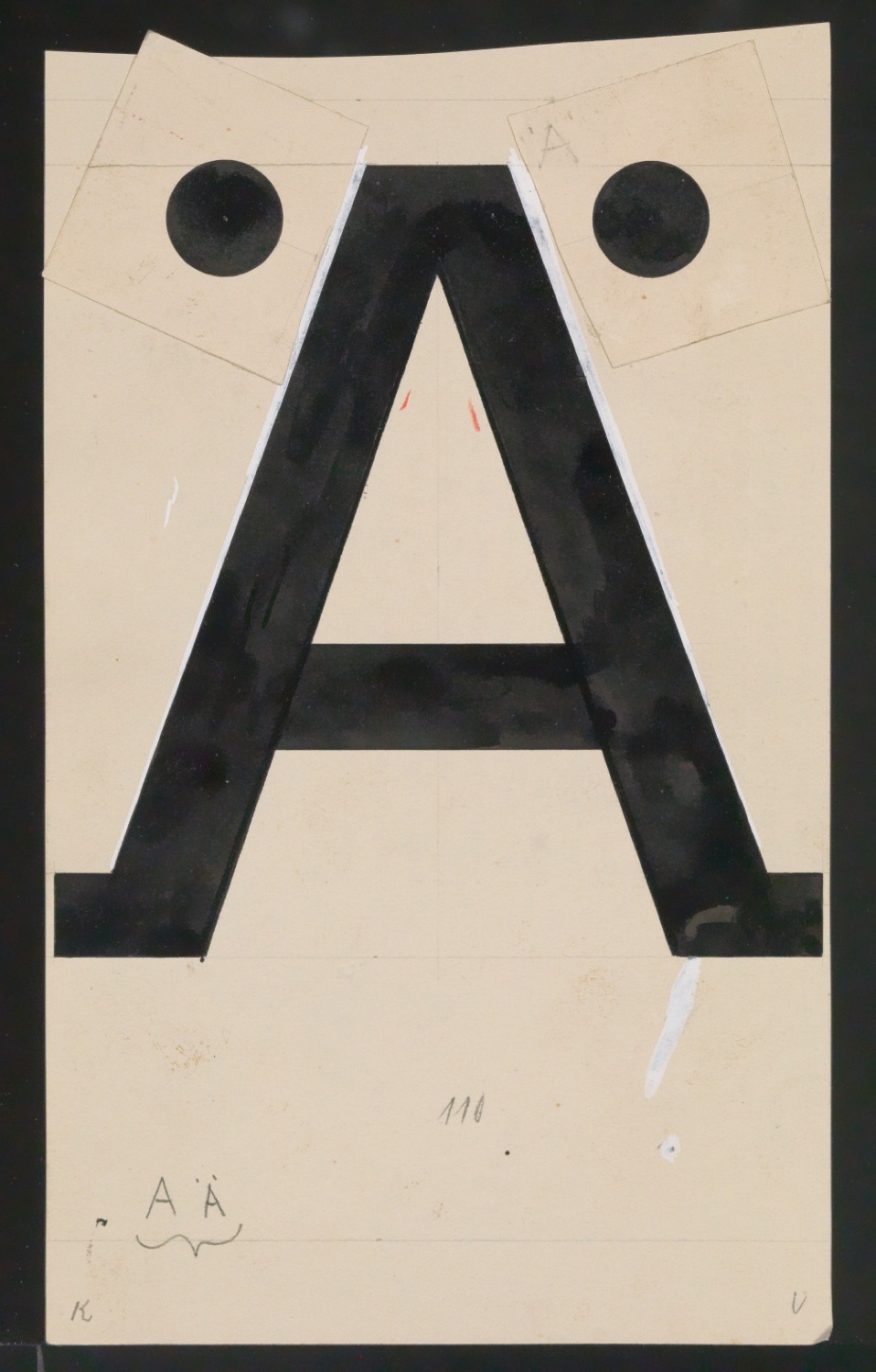 Entwurfszeichnungen Uhertype Halbfette Ramses — Blatt 33
