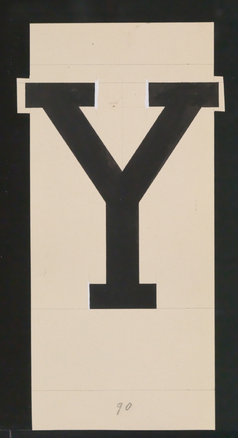Entwurfszeichnungen Uhertype Halbfette Ramses — Blatt 49