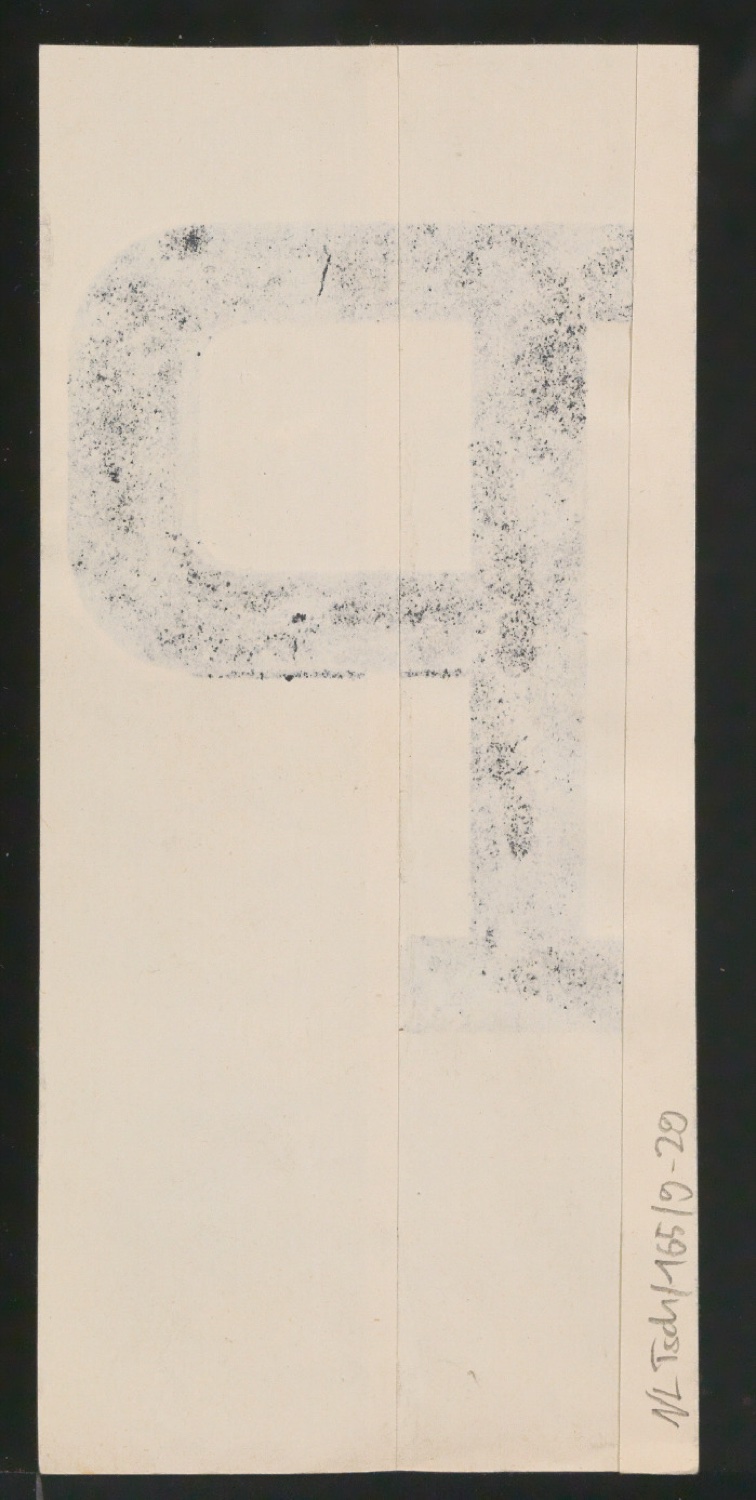 Entwurfszeichnungen Uhertype Halbfette Ramses — Blatt 58