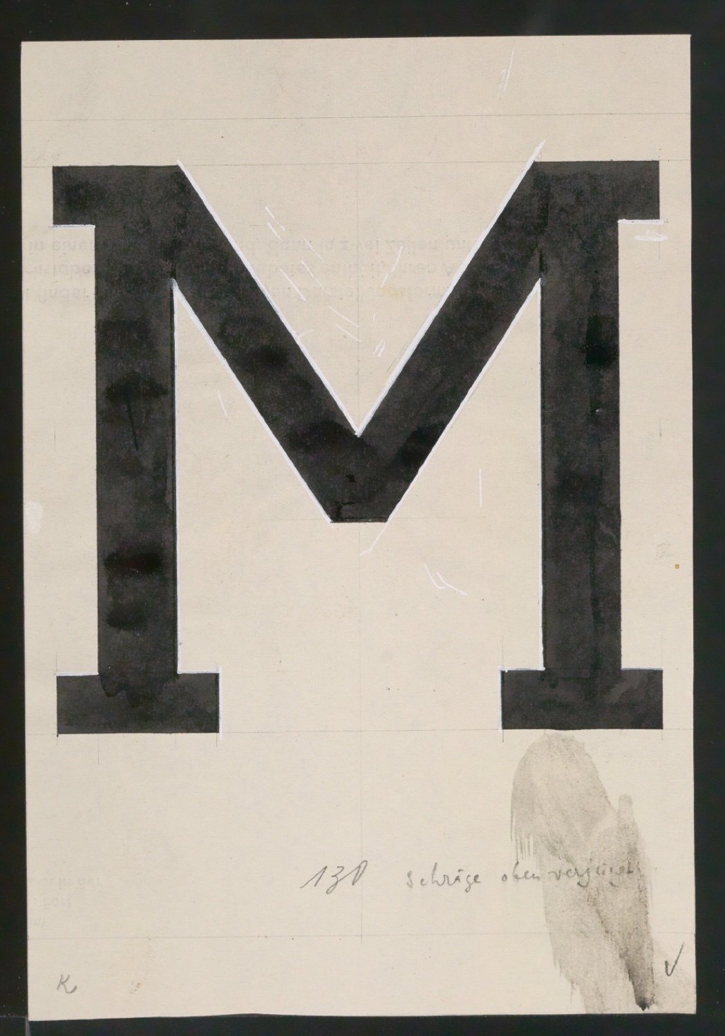 Entwurfszeichnungen Uhertype Halbfette Ramses — Blatt 67