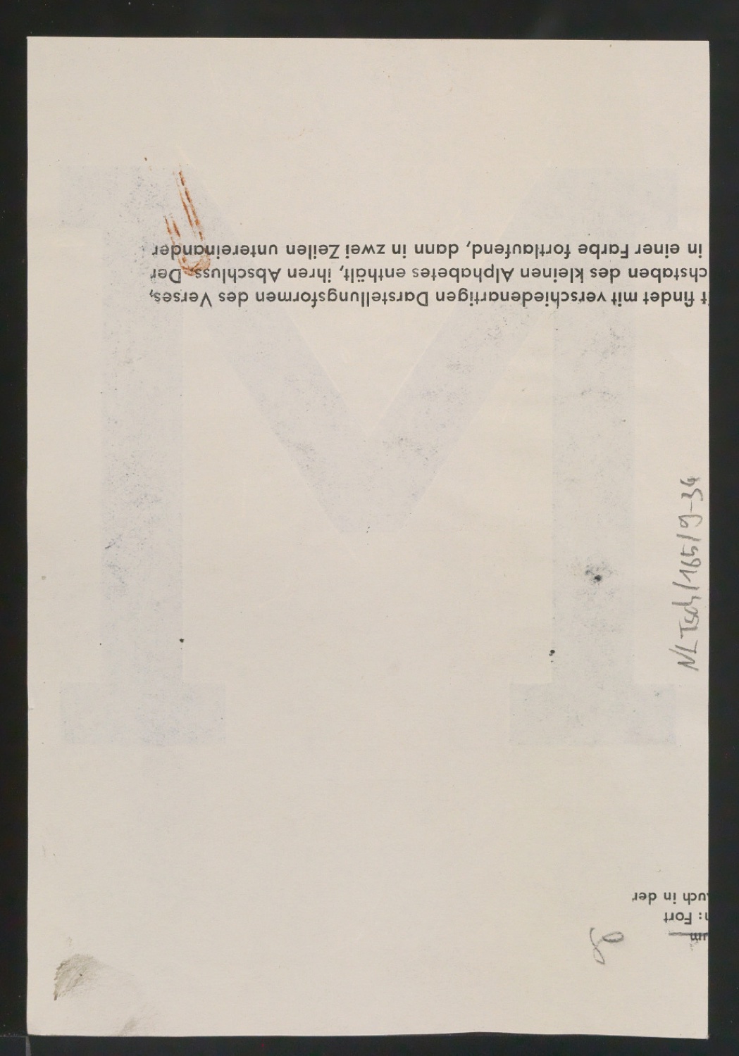Entwurfszeichnungen Uhertype Halbfette Ramses — Blatt 68