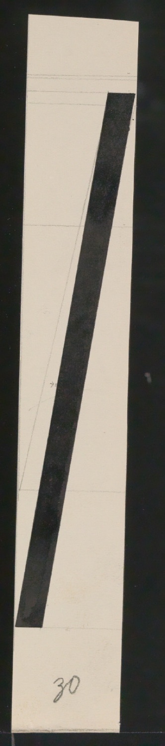 Entwurfszeichnungen Uhertype Halbfette Ramses — Blatt 71