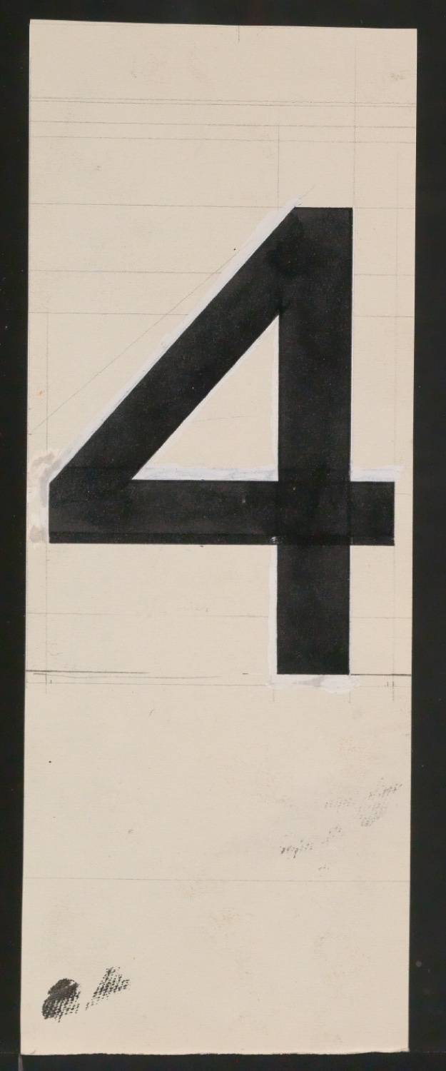 Entwurfszeichnungen Uhertype Halbfette Ramses — Blatt 89