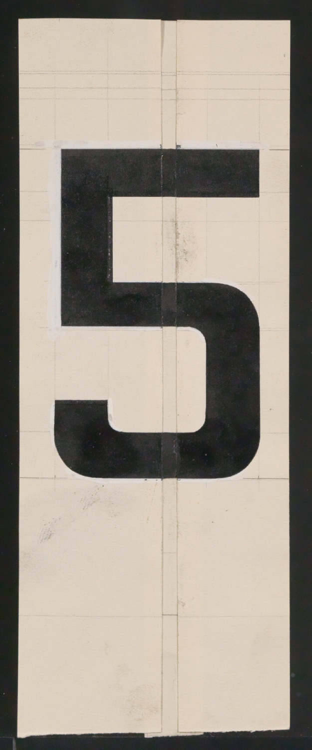 Entwurfszeichnungen Uhertype Halbfette Ramses — Blatt 91