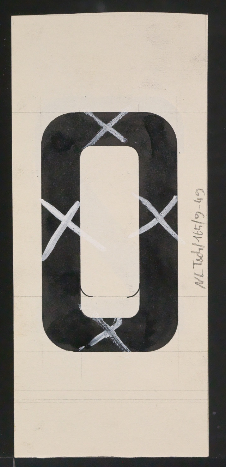 Entwurfszeichnungen Uhertype Halbfette Ramses — Blatt 100
