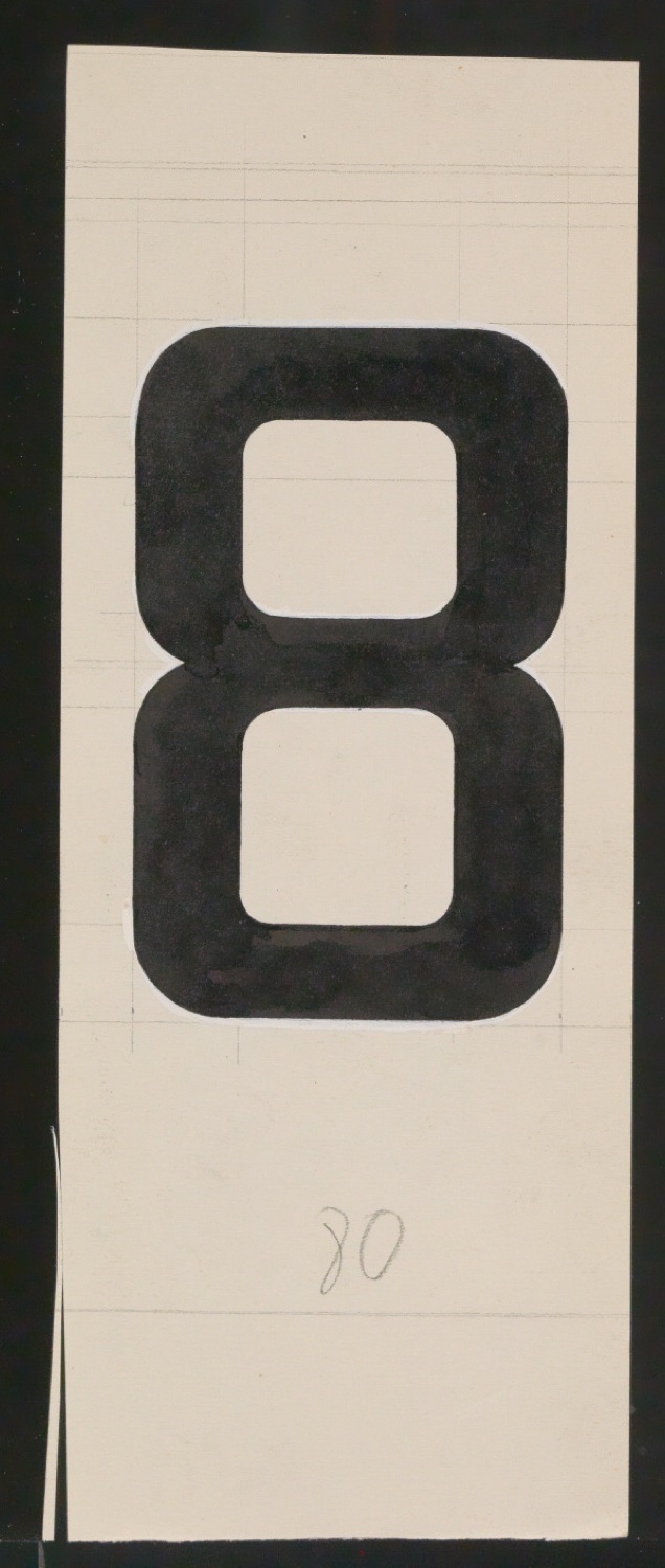 Entwurfszeichnungen Uhertype Halbfette Ramses — Blatt 103