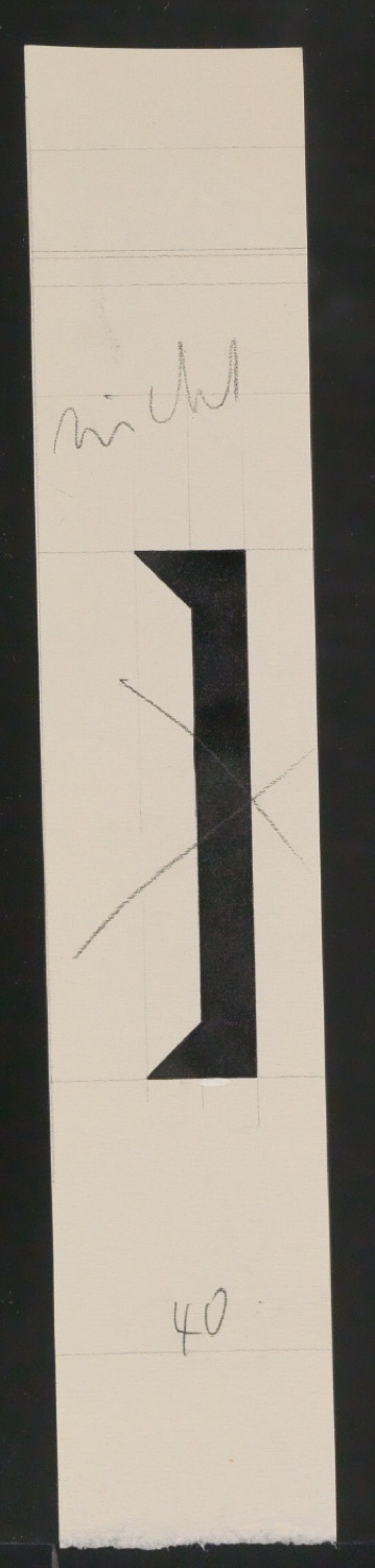 Entwurfszeichnungen Uhertype Halbfette Ramses — Blatt 149