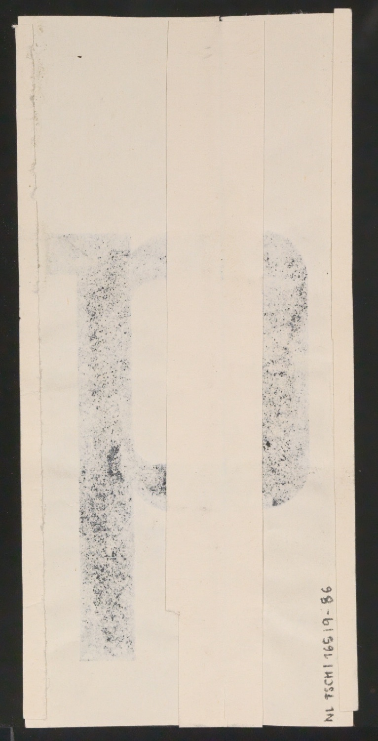 Entwurfszeichnungen Uhertype Halbfette Ramses — Blatt 174
