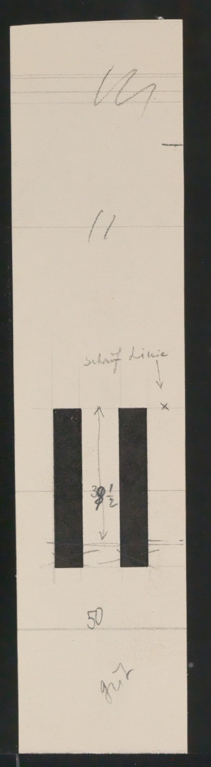 Entwurfszeichnungen Uhertype Halbfette Ramses — Blatt 193