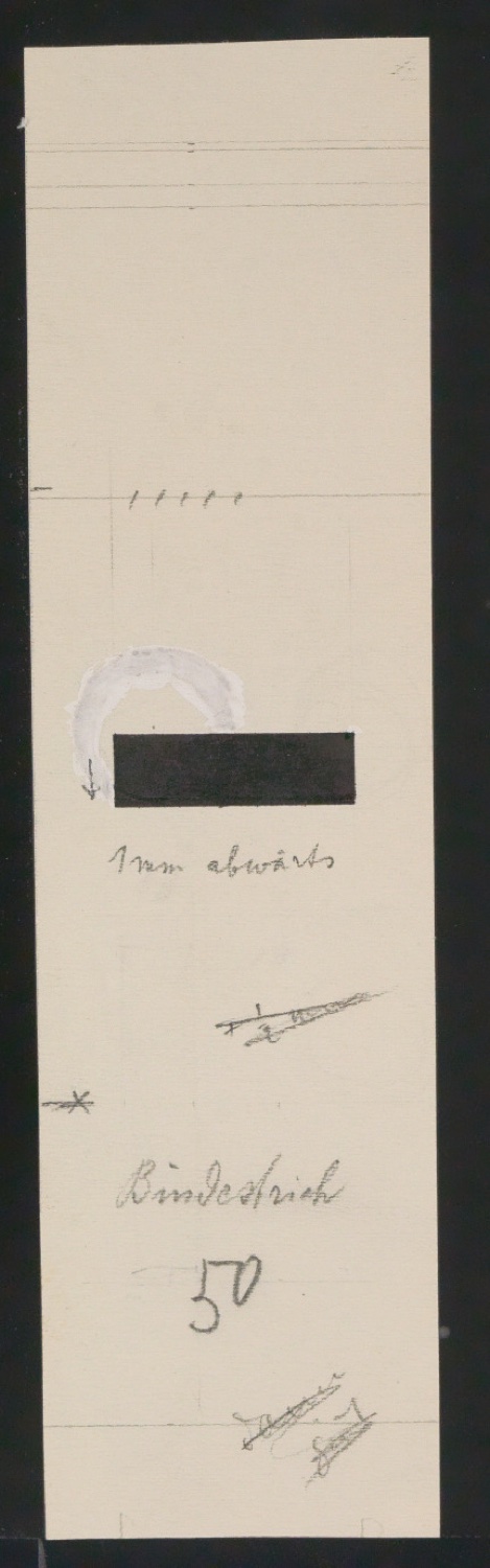 Entwurfszeichnungen Uhertype Halbfette Ramses — Blatt 195