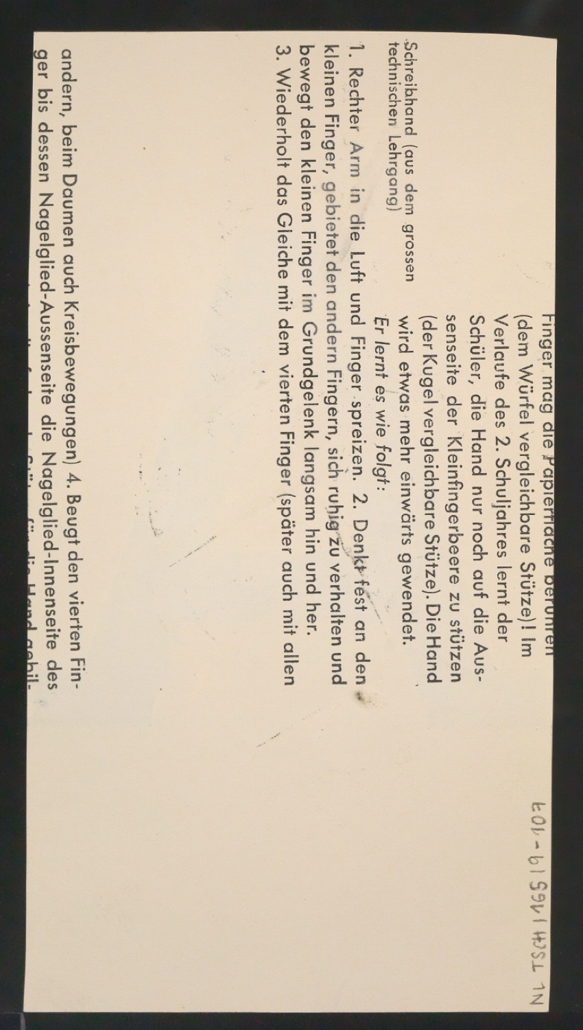 Entwurfszeichnungen Uhertype Halbfette Ramses — Blatt 216