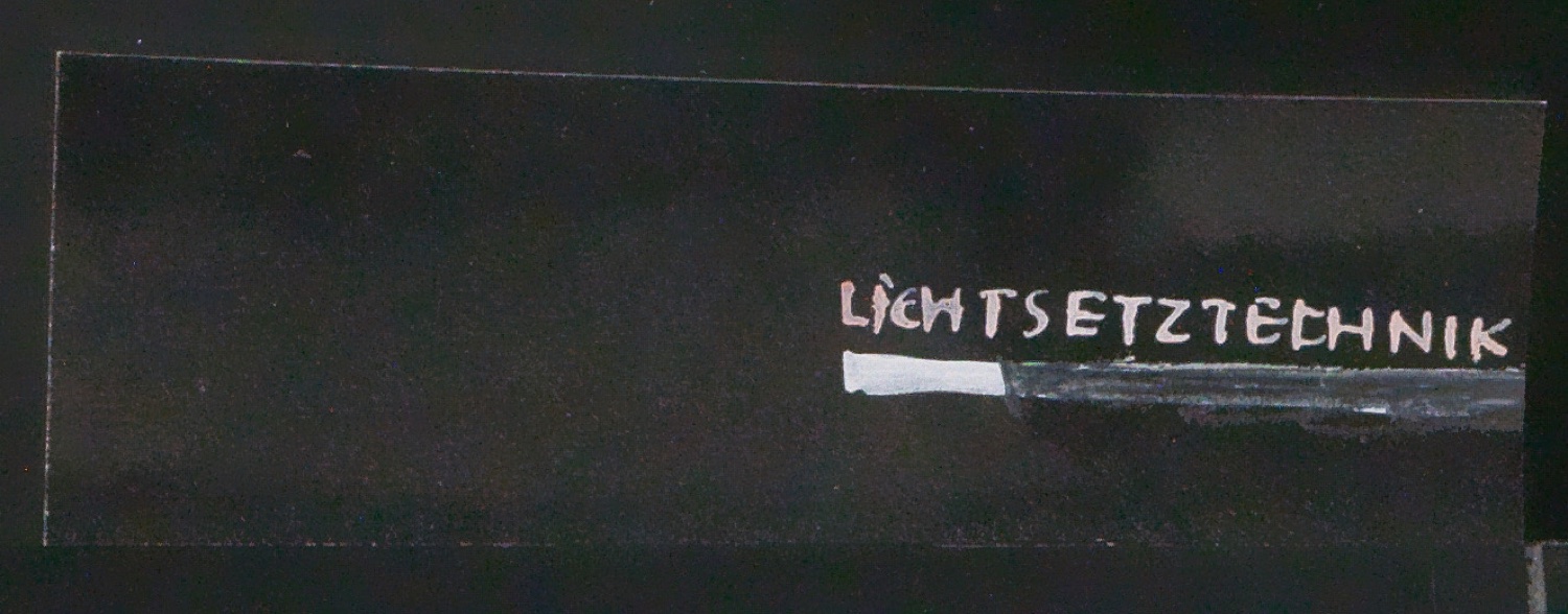 Entwurfsskizzen, Typoskripte und Notizen für Uhertype Prospekt — Blatt 15
