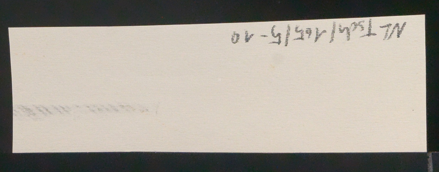 Entwurfsskizzen, Typoskripte und Notizen für Uhertype Prospekt — Blatt 16