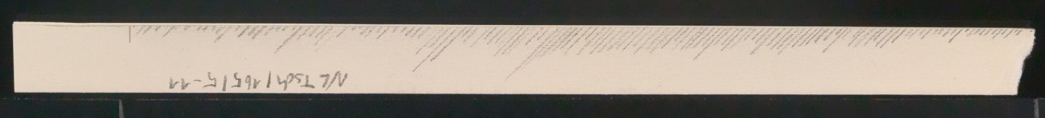 Entwurfsskizzen, Typoskripte und Notizen für Uhertype Prospekt — Blatt 18