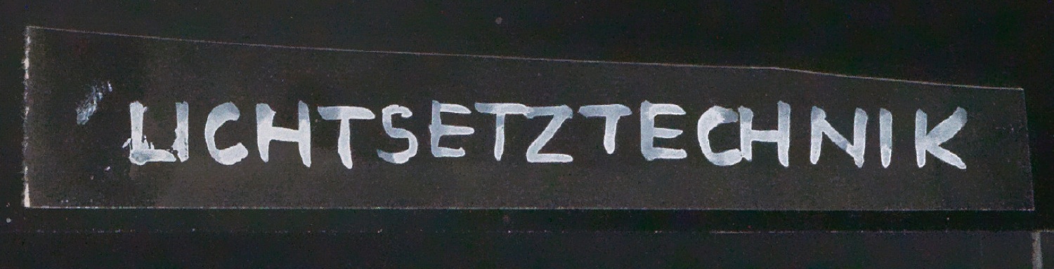 Entwurfsskizzen, Typoskripte und Notizen für Uhertype Prospekt — Blatt 19