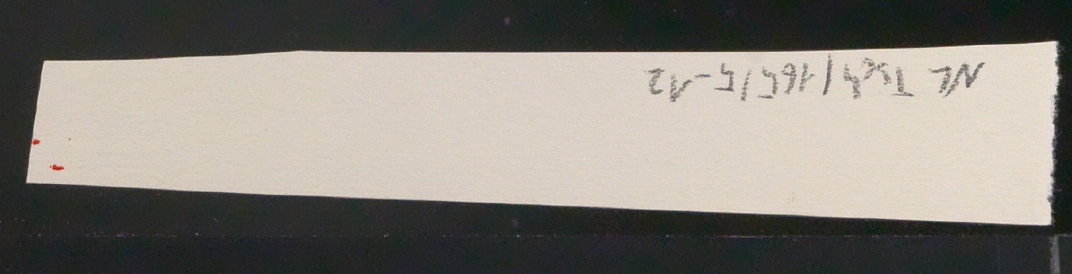 Entwurfsskizzen, Typoskripte und Notizen für Uhertype Prospekt — Blatt 20