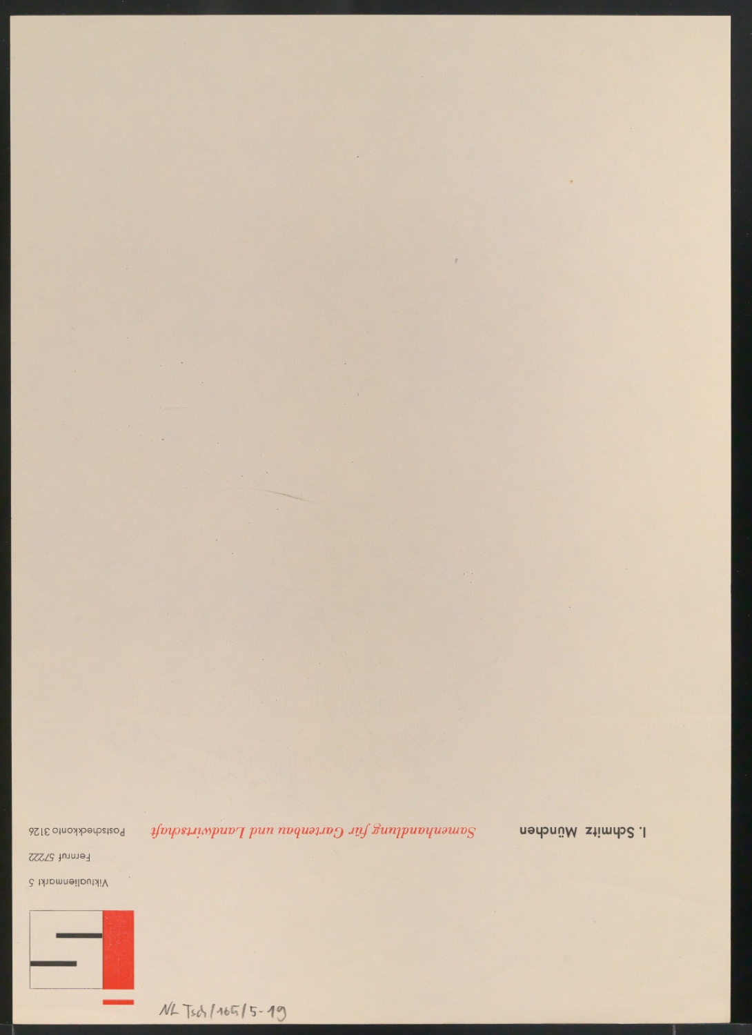 Entwurfsskizzen, Typoskripte und Notizen für Uhertype Prospekt — Blatt 40