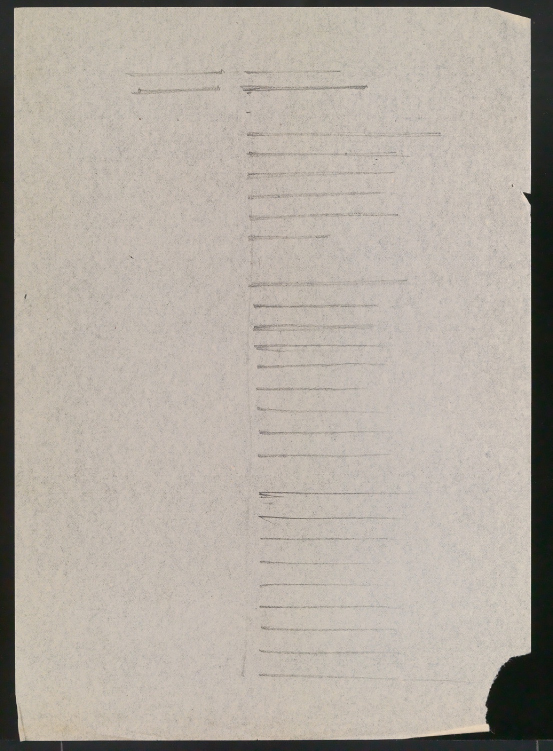 Entwurfsskizzen, Typoskripte und Notizen für Uhertype Prospekt — Blatt 49