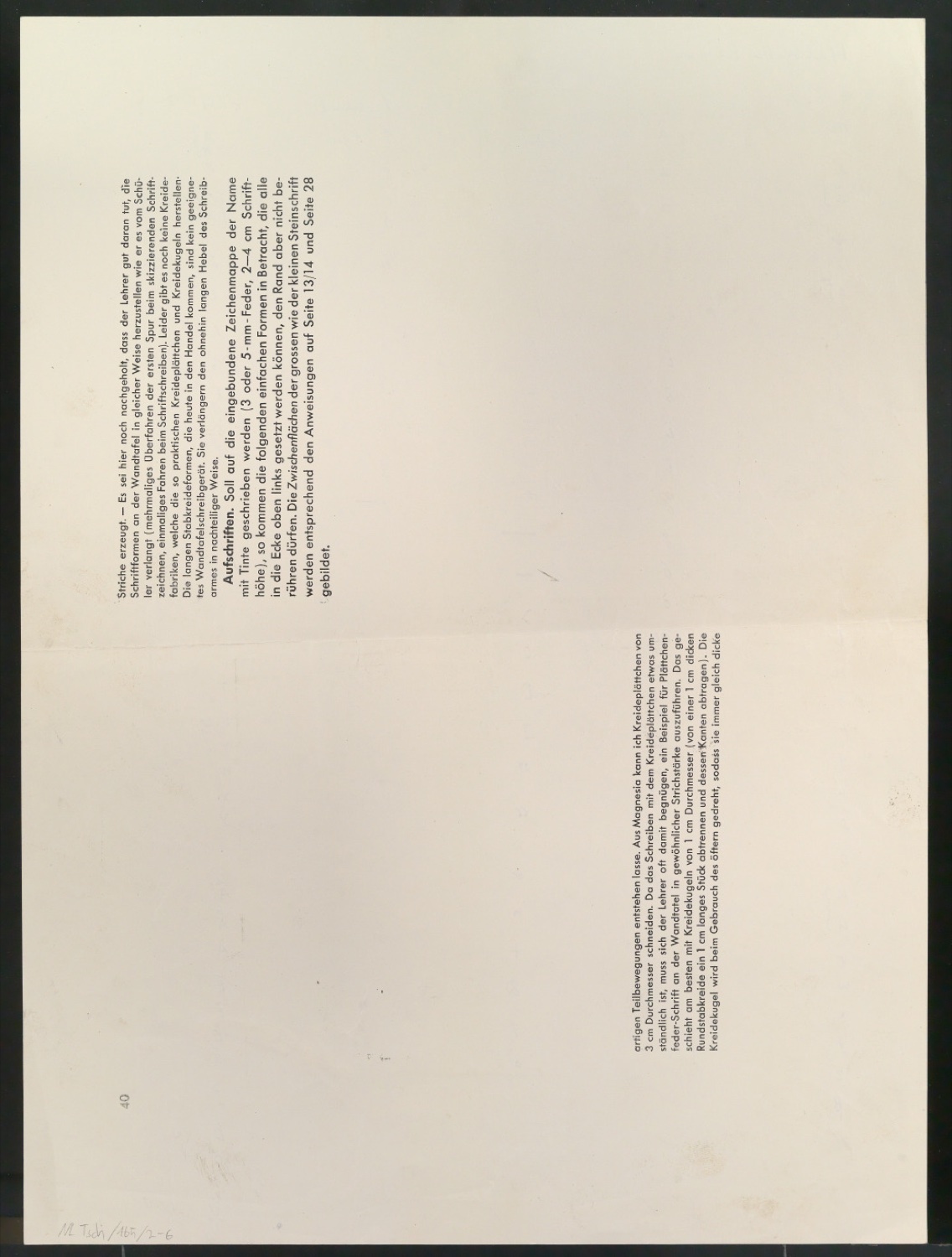 Einzelbestimmungen zur Verwendung der halbfetten Standard-Grotesk — Blatt 12