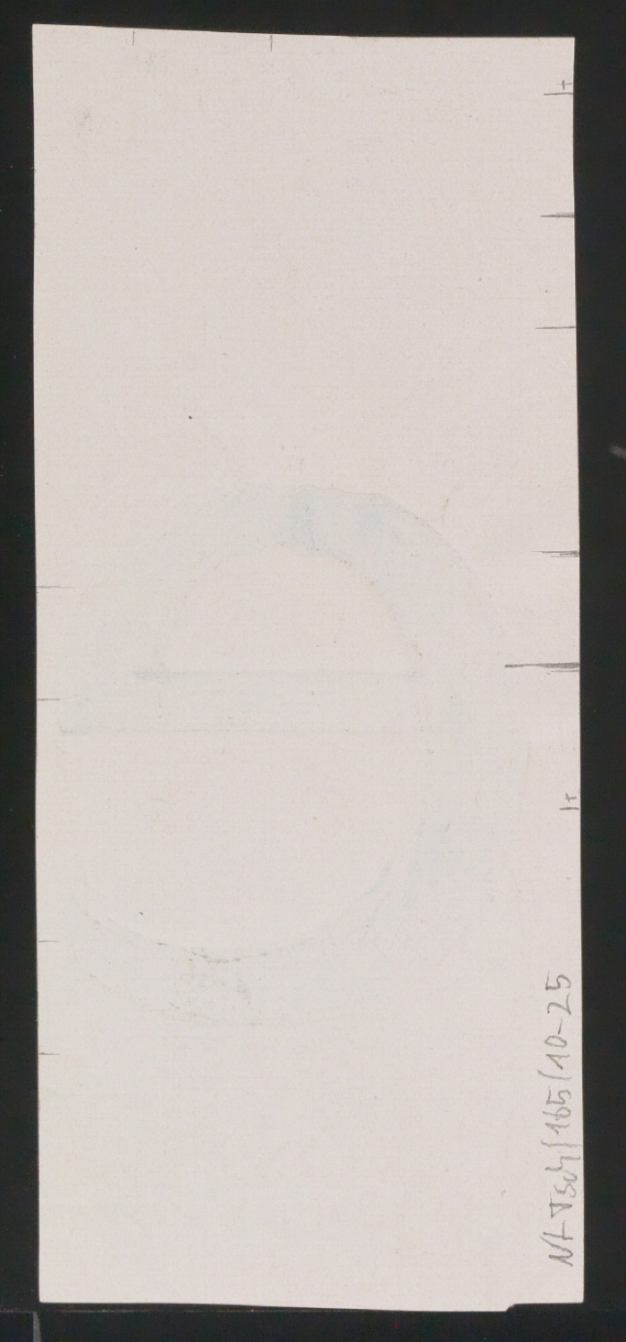 Mappe mit Entwurfszeichnungen Uhertype Standard-Grotesk Halbfett, erledigte Skizzen (ungültige) — Blatt 56