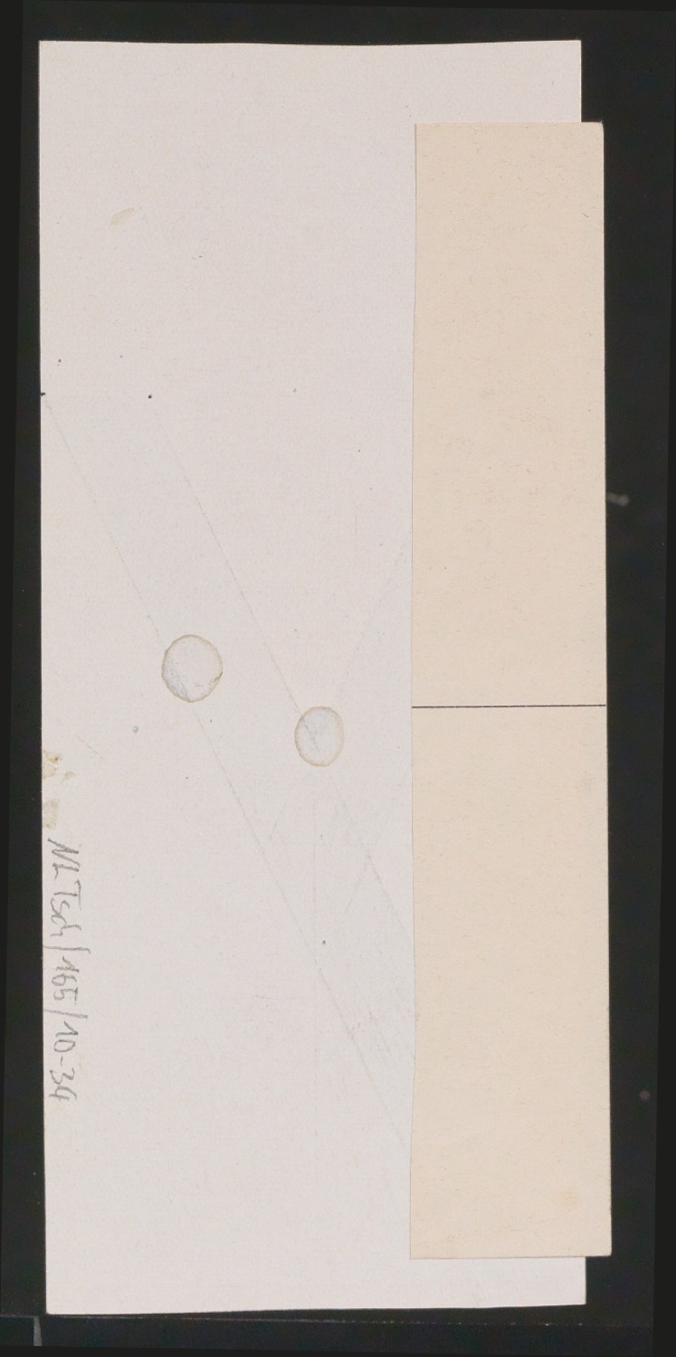 Mappe mit Entwurfszeichnungen Uhertype Standard-Grotesk Halbfett, erledigte Skizzen (ungültige) — Blatt 74