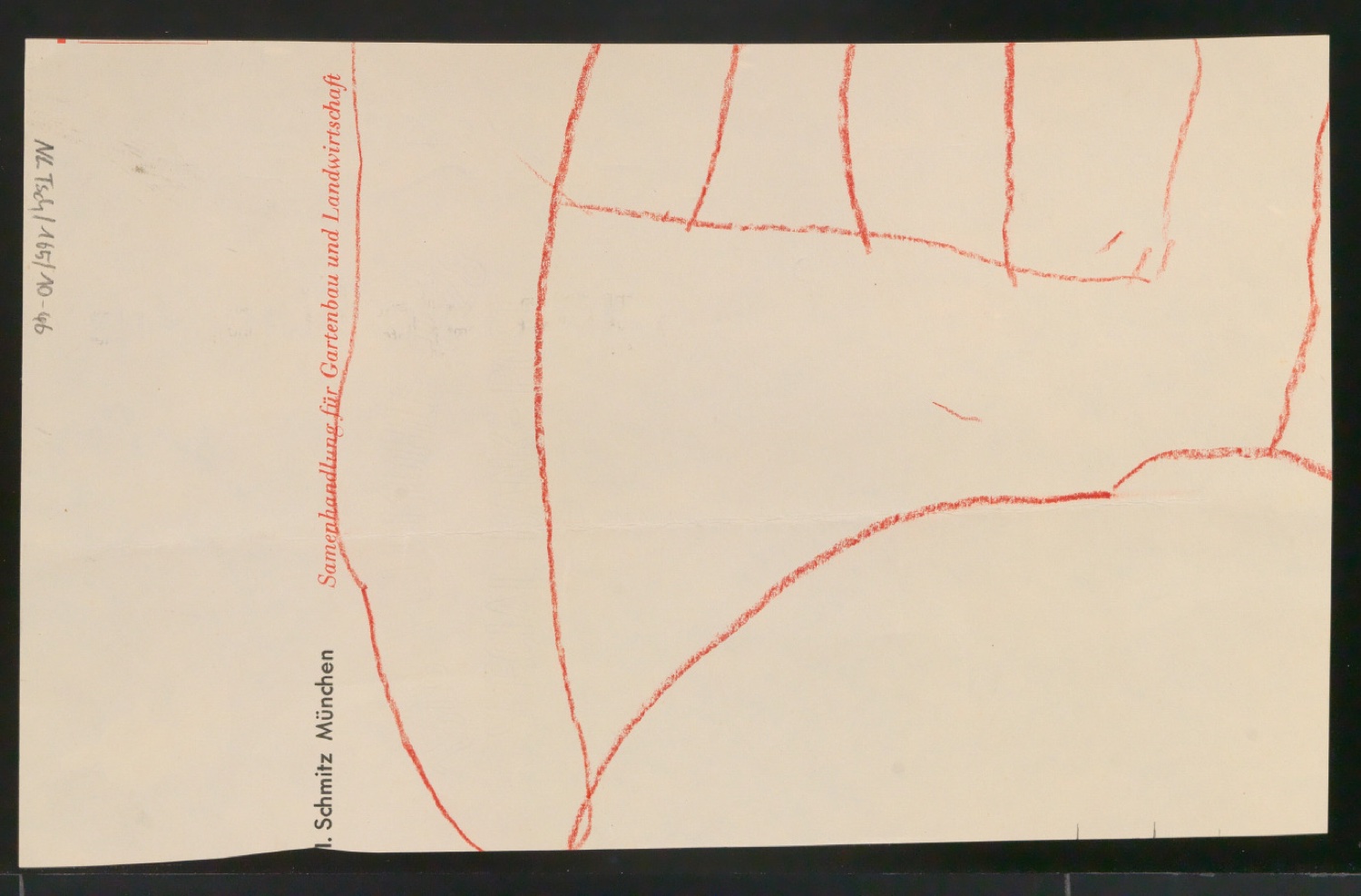 Mappe mit Entwurfszeichnungen Uhertype Standard-Grotesk Halbfett, erledigte Skizzen (ungültige) — Blatt 98