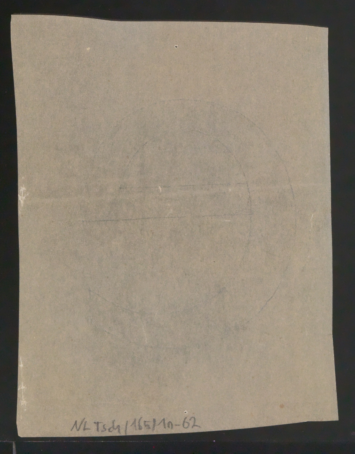 Mappe mit Entwurfszeichnungen Uhertype Standard-Grotesk Halbfett, erledigte Skizzen (ungültige) — Blatt 130