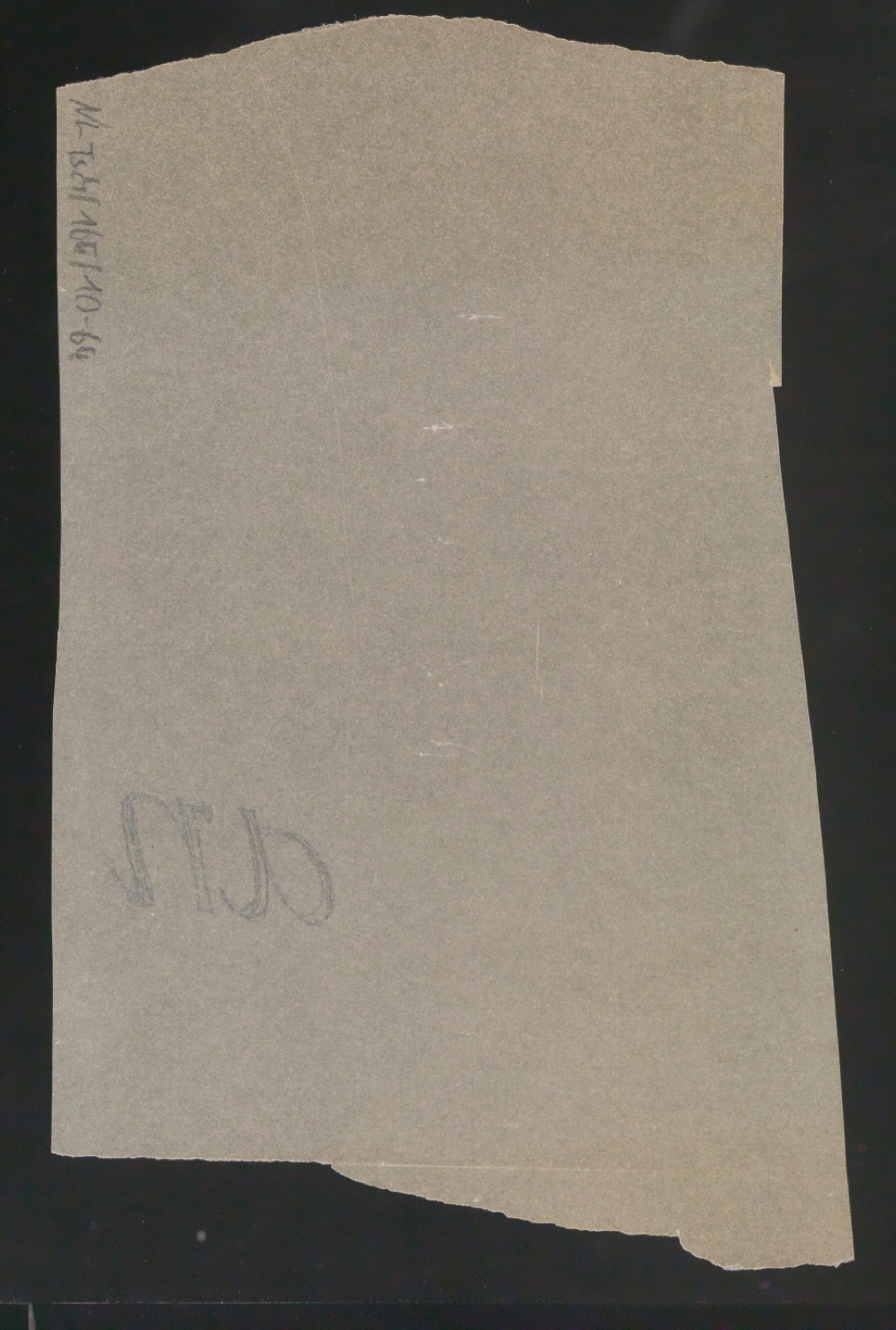 Mappe mit Entwurfszeichnungen Uhertype Standard-Grotesk Halbfett, erledigte Skizzen (ungültige) — Blatt 134