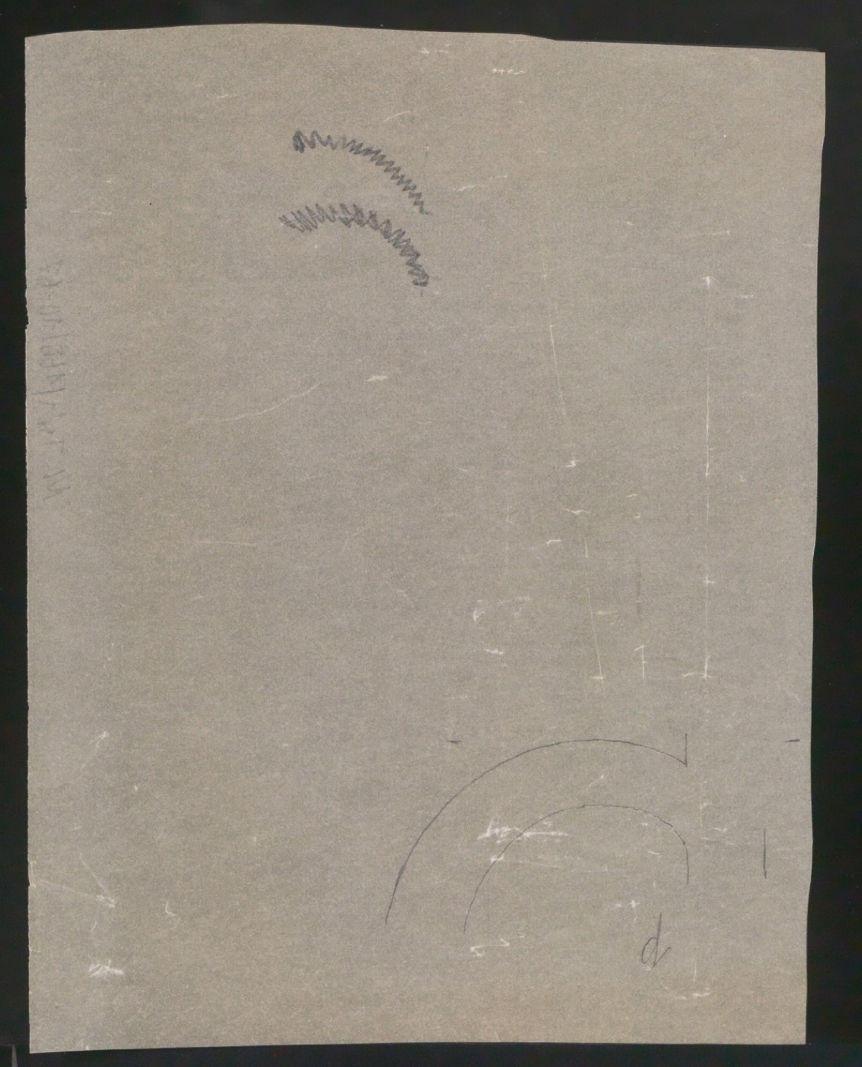 Mappe mit Entwurfszeichnungen Uhertype Standard-Grotesk Halbfett, erledigte Skizzen (ungültige) — Blatt 139