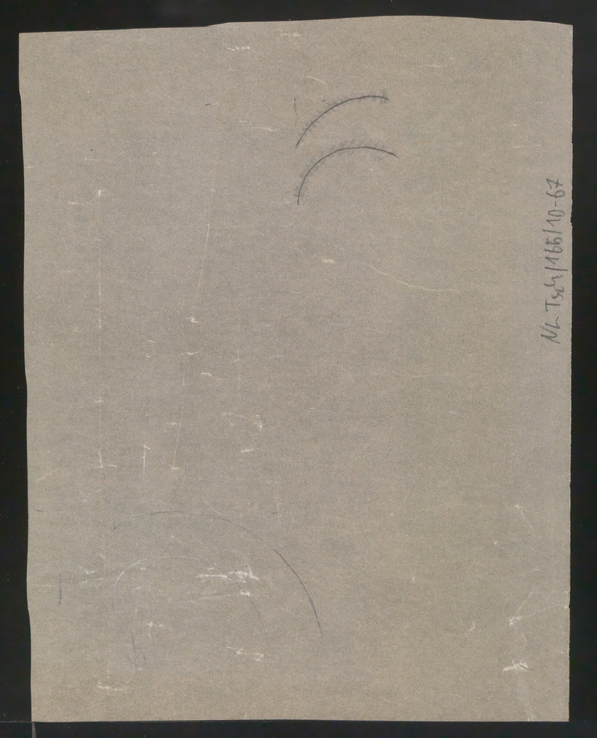 Mappe mit Entwurfszeichnungen Uhertype Standard-Grotesk Halbfett, erledigte Skizzen (ungültige) — Blatt 140