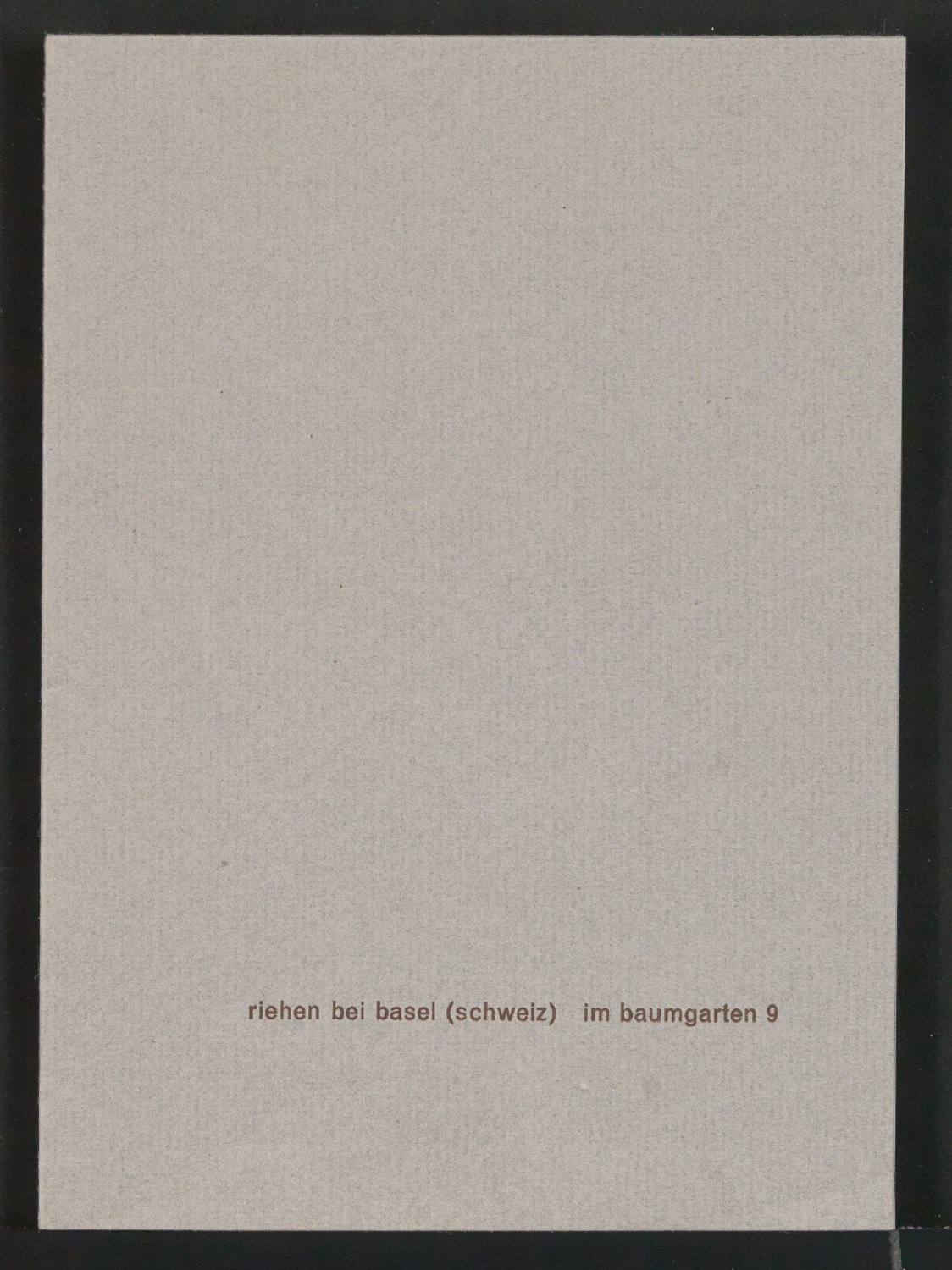 Probedrucke von Neujahrswunsch 1934 — Blatt 1