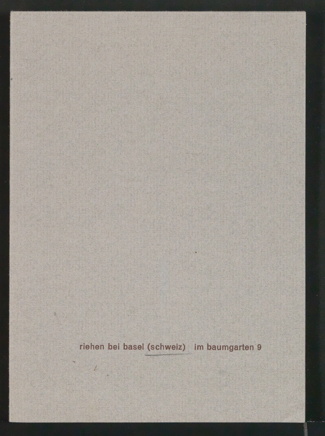 Probedrucke von Neujahrswunsch 1934 — Blatt 13