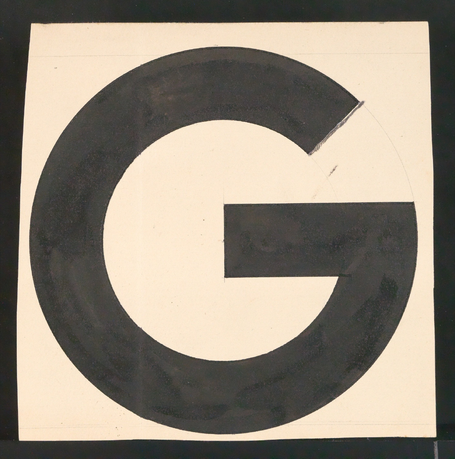 Entwurfszeichnungen Uhertype Fette Standard-Grotesk Versalien — Blatt 13
