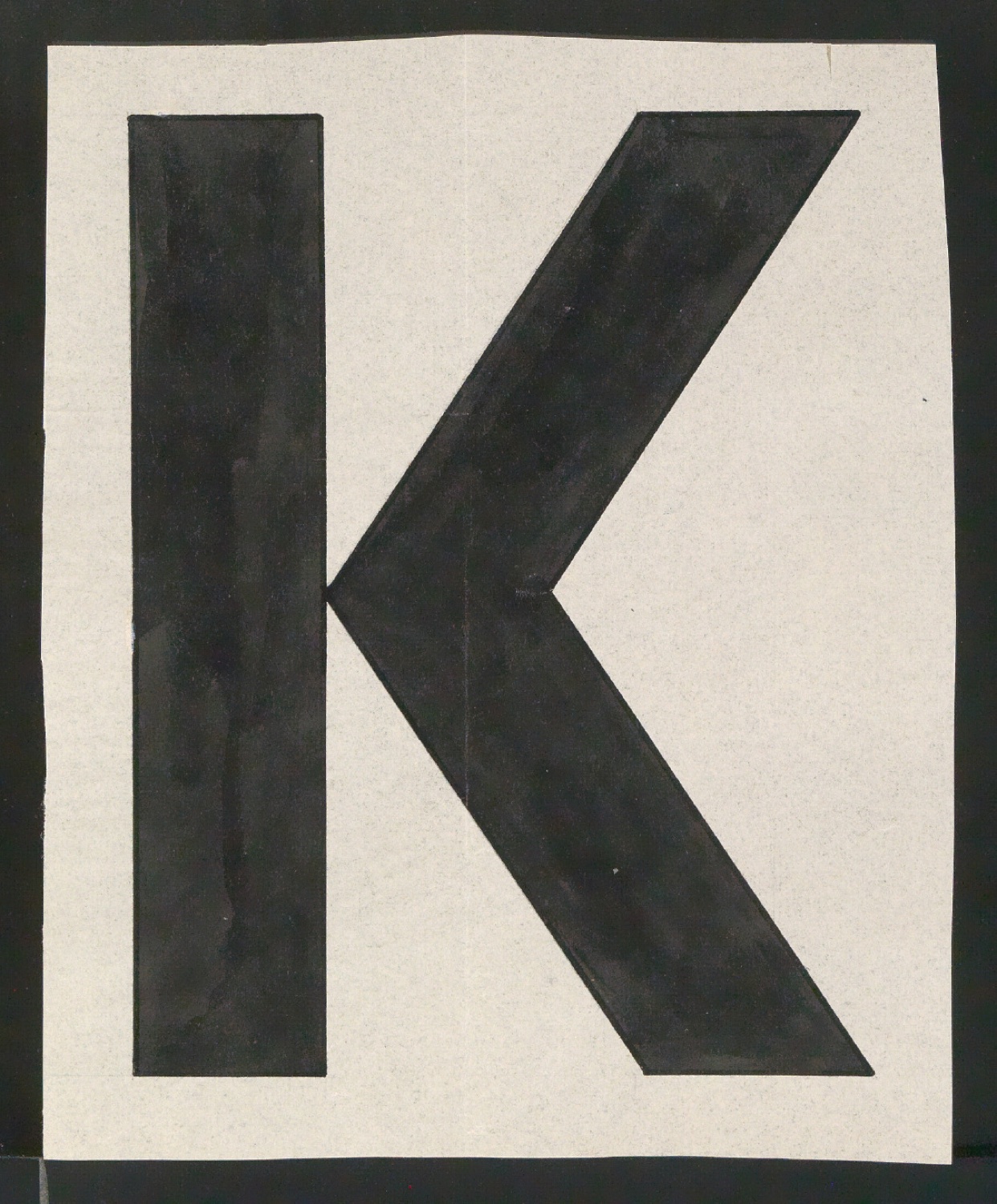 Entwurfszeichnungen Uhertype Fette Standard-Grotesk Versalien — Blatt 21