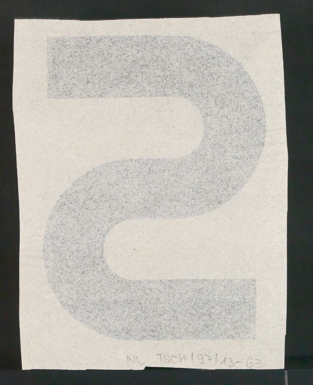 Entwurfszeichnungen Uhertype Fette Standard-Grotesk Versalien — Blatt 38