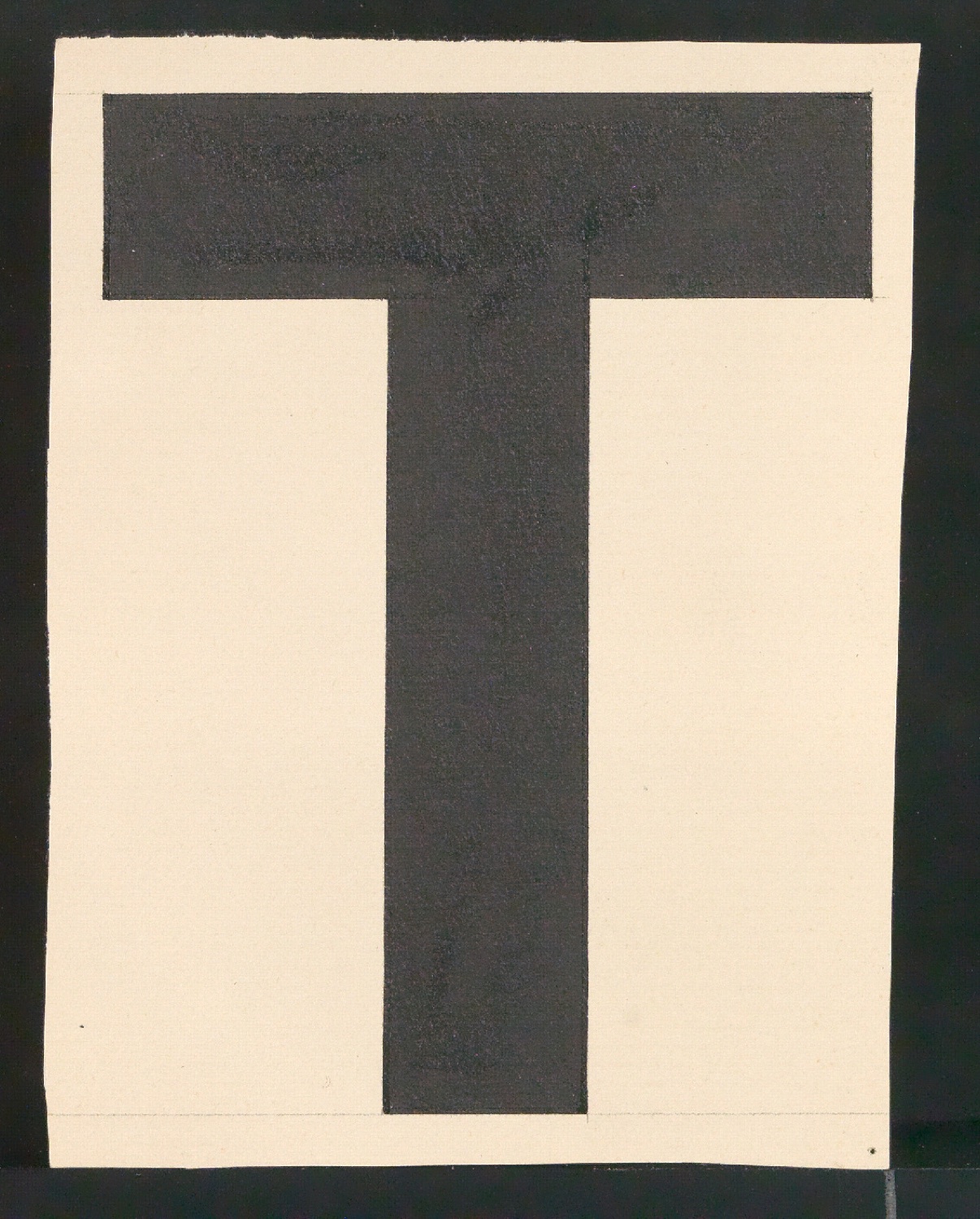 Entwurfszeichnungen Uhertype Fette Standard-Grotesk Versalien — Blatt 39