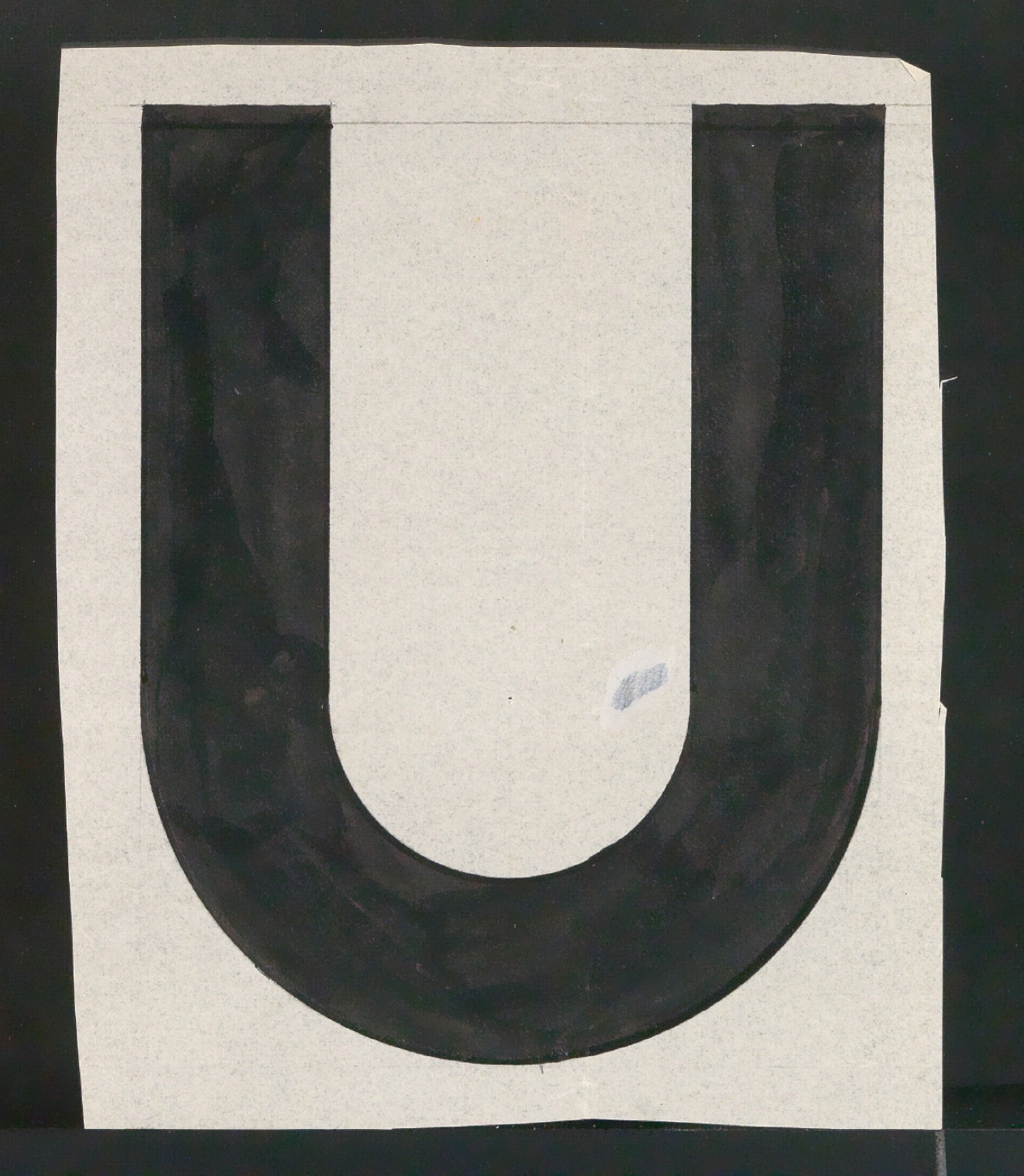Entwurfszeichnungen Uhertype Fette Standard-Grotesk Versalien — Blatt 41