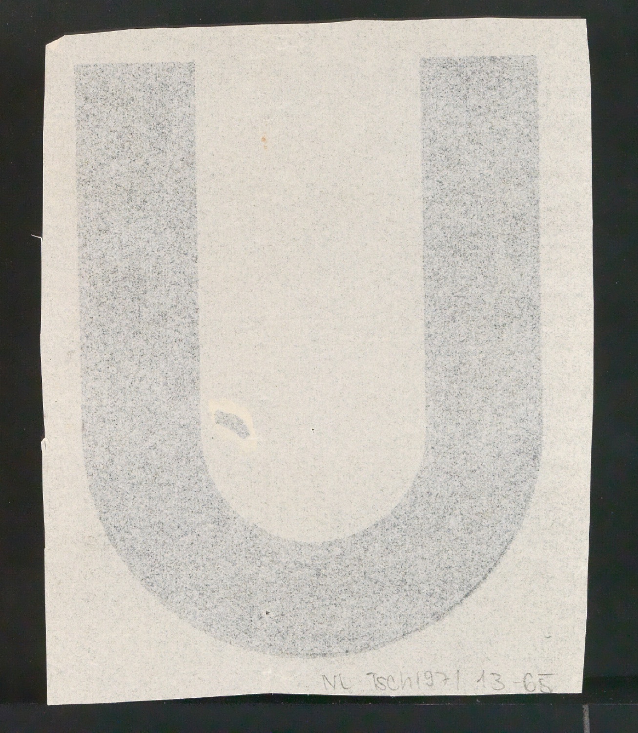 Entwurfszeichnungen Uhertype Fette Standard-Grotesk Versalien — Blatt 42