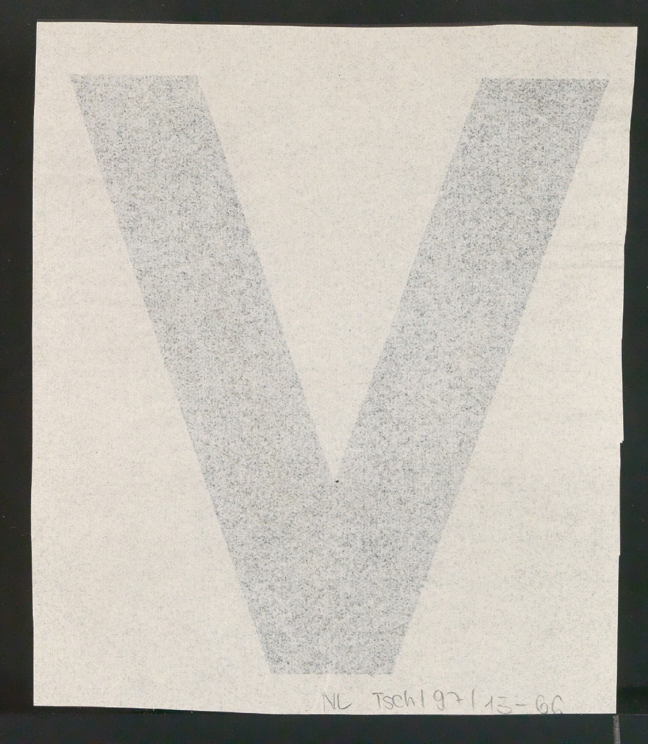 Entwurfszeichnungen Uhertype Fette Standard-Grotesk Versalien — Blatt 44