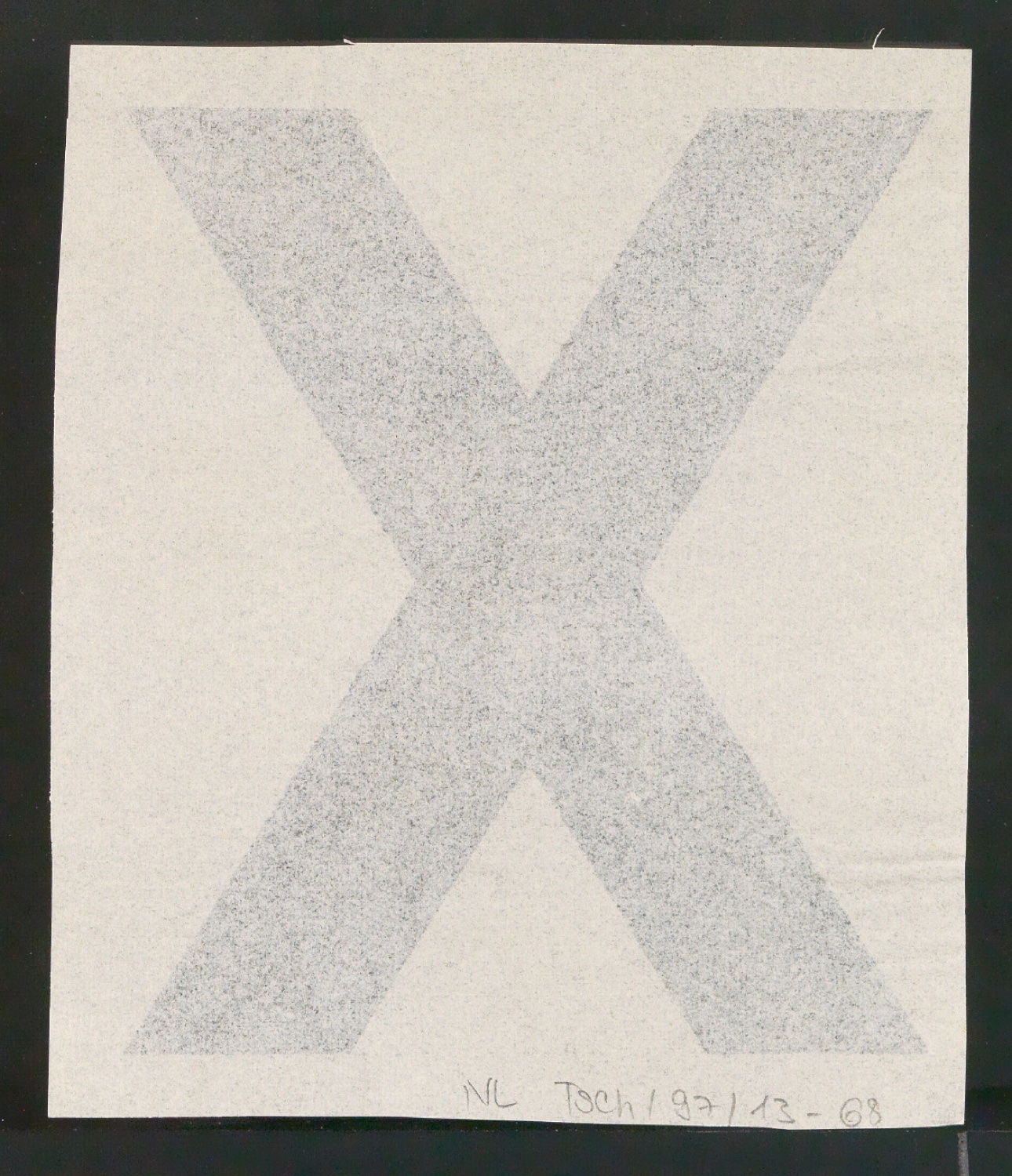 Entwurfszeichnungen Uhertype Fette Standard-Grotesk Versalien — Blatt 48