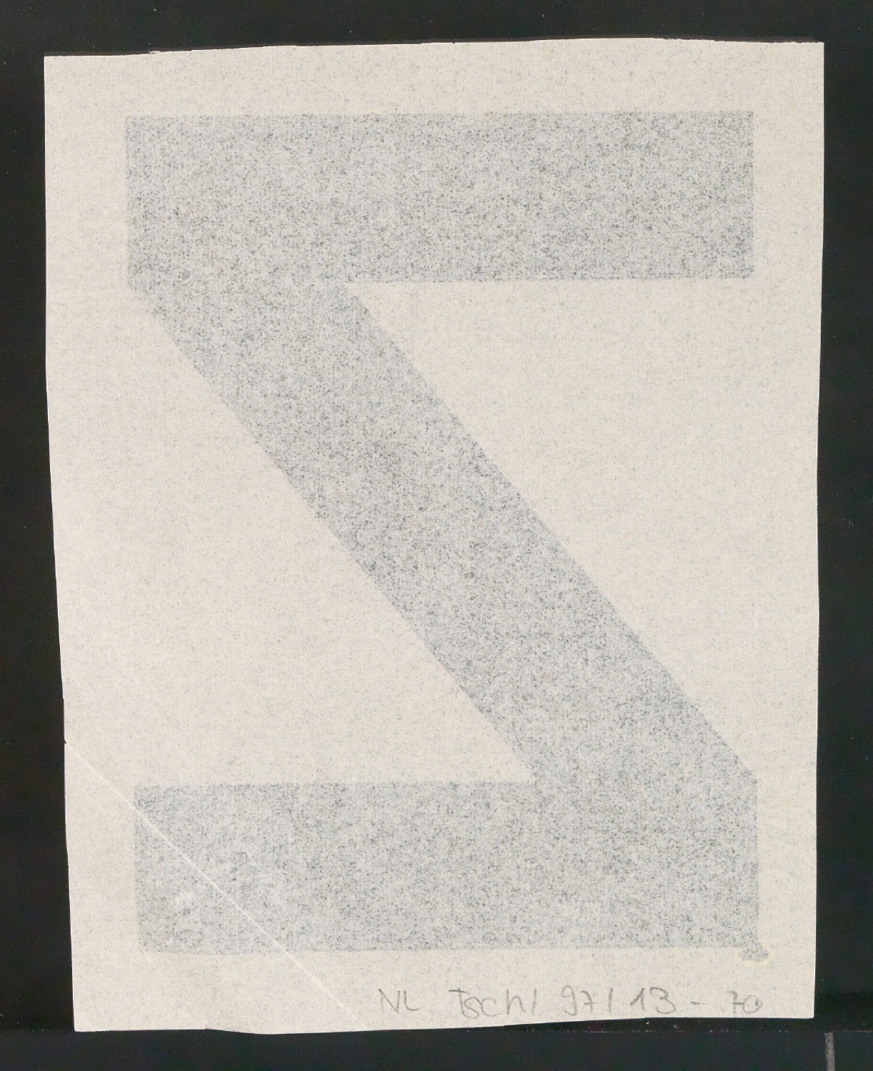 Entwurfszeichnungen Uhertype Fette Standard-Grotesk Versalien — Blatt 52