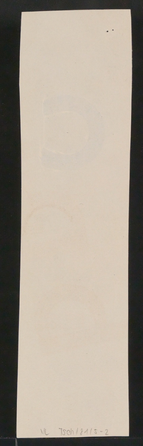 Mappe mit Entwurfszeichnungen Uhertype Halbfette Standard-Grotesk Supérieures — Blatt 4