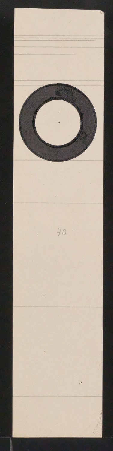 Mappe mit Entwurfszeichnungen Uhertype Halbfette Standard-Grotesk Supérieures — Blatt 31