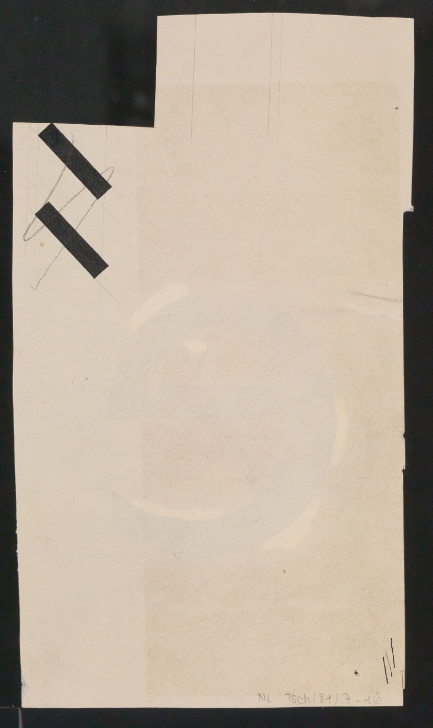 Mappe mit Entwurfszeichnungen Uhertype Halbfette Standard-Grotesk Gemeine — Blatt 32