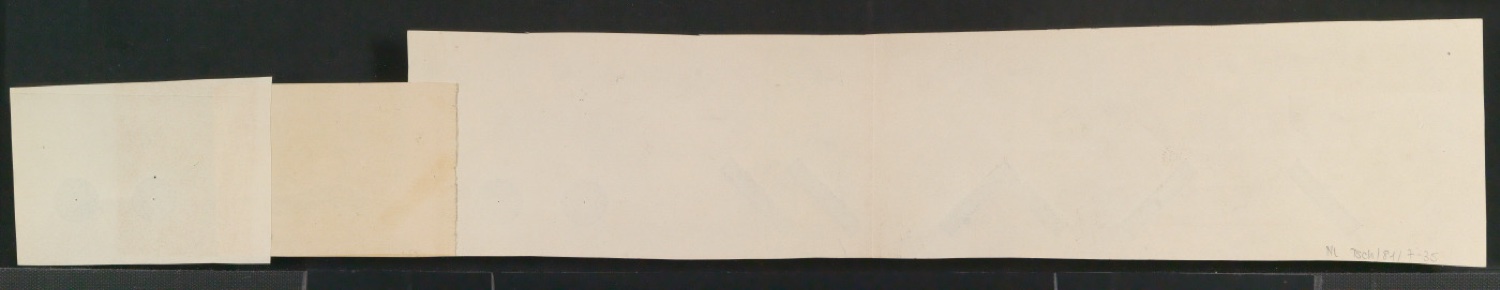 Mappe mit Entwurfszeichnungen Uhertype Halbfette Standard-Grotesk Gemeine — Blatt 70