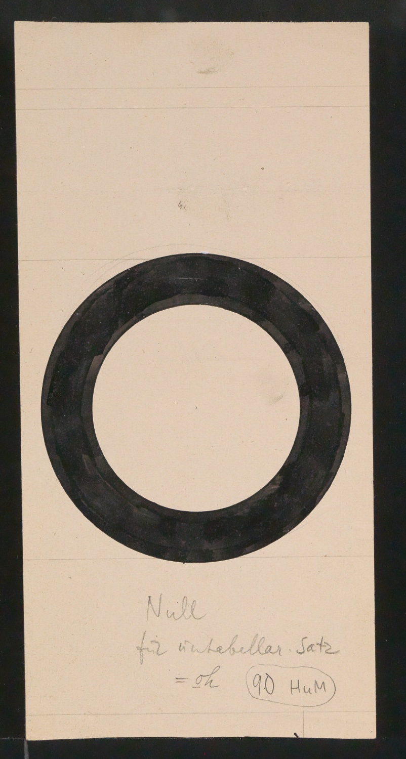 Mappe mit Entwurfszeichnungen Uhertype Halbfette Standard-Grotesk Ziffern — Blatt 3
