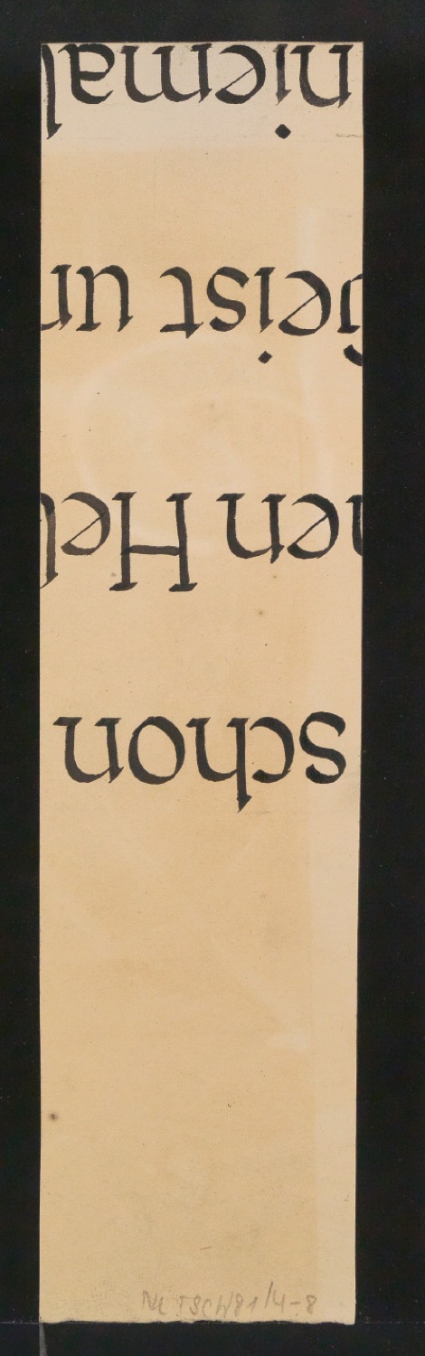 Mappe mit Entwurfszeichnungen Uhertype Halbfette Standard-Grotesk Ziffern — Blatt 16